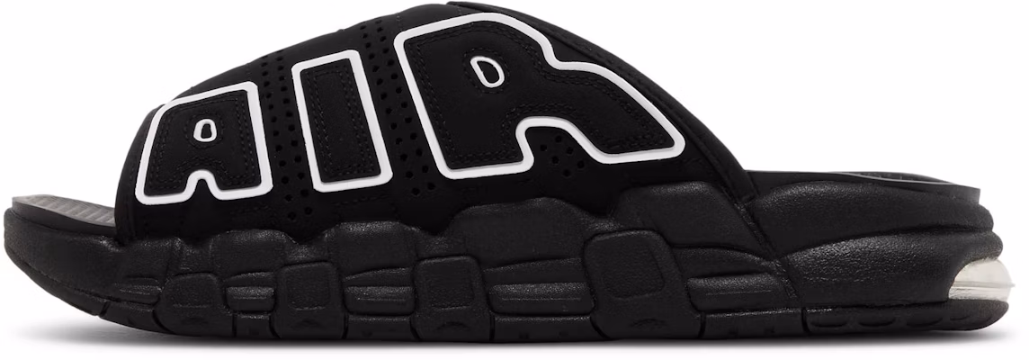 Nike Air More Uptempo Slide 'Hitam - Sol Abu-abu' DV2137-001/DV2132-001 Lookbook Nike Air More Uptempo Slide 'Hitam - Sol Abu-abu' DV2137-001/DV2132-001