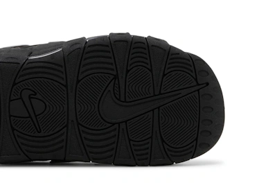 Nike Air More Uptempo Slide 'Black - Grey Sole'