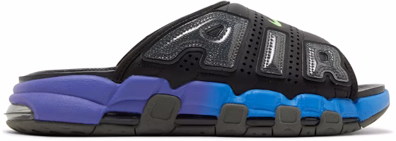 Nike Air More Uptempo Slide 'Black Blue Purple Gradient' FN8893-034 Nike Air More Uptempo Slide 'Black Blue Purple Gradient' FN8893-034