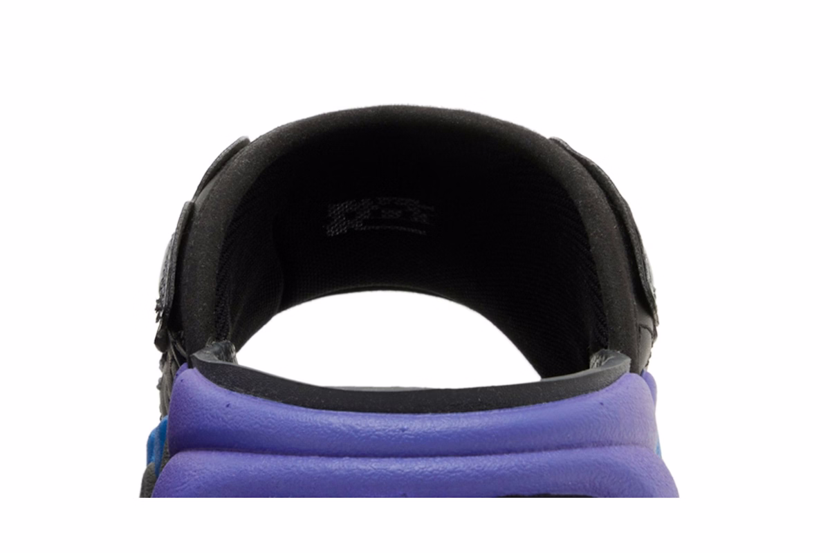 Nike Air More Uptempo Slide 'Black Blue Purple Gradient'