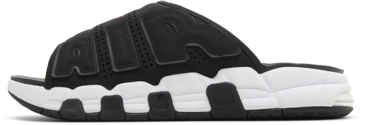 Nike Air More Uptempo Slide "Nero Bianco Rosso" FJ2708-001 Lookbook Nike Air More Uptempo Slide "Nero Bianco Rosso" FJ2708-001