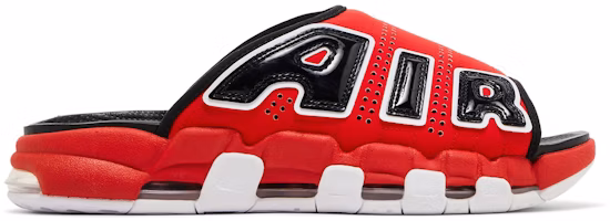 Nike Air More Uptempo Slide 'Bulls' FJ6035-600/FJ6036-600 Nike Air More Uptempo Slide 'Bulls' FJ6035-600/FJ6036-600