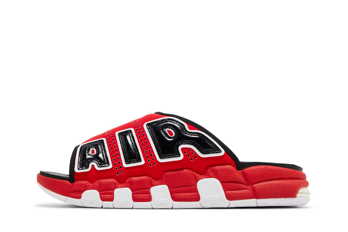 Nike Air More Uptempo Slide 'Bulls' - FJ6035-600/FJ6036-600