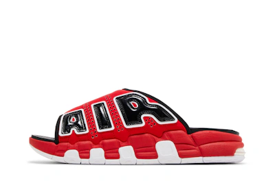 Nike Air More Uptempo Slide 'Bulls' - FJ6035-600/FJ6036-600