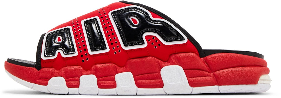 Nike Air More Uptempo Slide 'Bulls' FJ6035-600/FJ6036-600 Lookbook Nike Air More Uptempo Slide 'Bulls' FJ6035-600/FJ6036-600