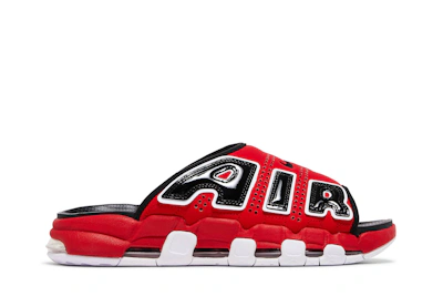 Nike Air More Uptempo Slide 'Bulls' - FJ6035-600