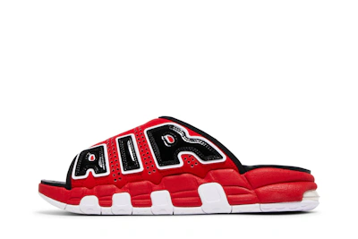 Nike Air More Uptempo Slide 'Bulls' - FJ6035-600