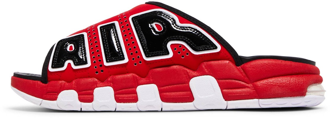 Nike Air More Uptempo Slide 'Bulls' Lelaki FJ6035-600 Lookbook Nike Air More Uptempo Slide 'Bulls' Lelaki FJ6035-600