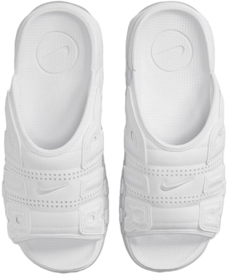 Nike Air More Uptempo Slide 'Triple White' Putih Sepenuhnya FD9883-101 Lookbook Nike Air More Uptempo Slide 'Triple White' Putih Sepenuhnya FD9883-101