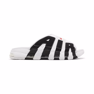 Nike Air More Uptempo Slide 'White Black Red'