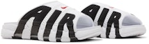 Cheap 나이키 에어 모어 업템포 슬라이드 '화이트 블랙 레드' FB7815-100 FB7815-100