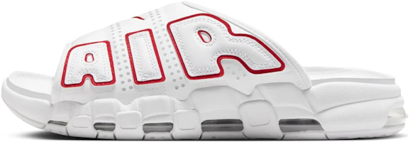 Nike Air More Uptempo Slide 'White University Red' FD9883-100/FD9884-100/ Nike Air More Uptempo Slide 'White University Red' FD9883-100/FD9884-100/