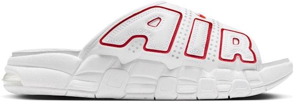 耐克Air More Uptempo Slide“白红”拖鞋 FD9883-100/FD9884-100/ Order 耐克Air More Uptempo Slide“白红”拖鞋 FD9883-100/FD9884-100/