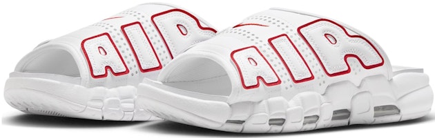 耐克Air More Uptempo Slide“白红”拖鞋 FD9883-100/FD9884-100/ Lookbook 耐克Air More Uptempo Slide“白红”拖鞋 FD9883-100/FD9884-100/