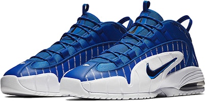 Nike Air Penny 1 'Pinstripe' Sneaker pria hitam putih modis AV7948-400 Lookbook Nike Air Penny 1 'Pinstripe' Sneaker pria hitam putih modis AV7948-400