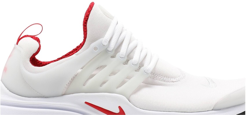 Nike air presto red and white on sale