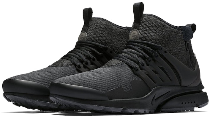 Nike Air Presto Mid Utility Hitam Abu Gelap 859524-006 Order Nike Air Presto Mid Utility Hitam Abu Gelap 859524-006