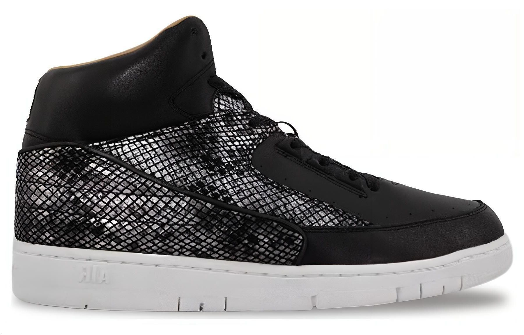 Order Nike Air 蟒蛇 防滑耐磨 高筒 復古籃球鞋 男款 黑銀色