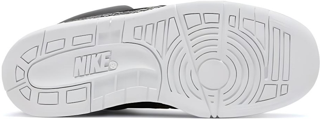 Nike Air 蟒蛇 防滑耐磨 高筒 復古籃球鞋 男款 黑銀色 Shop Nike Air 蟒蛇 防滑耐磨 高筒 復古籃球鞋 男款 黑銀色