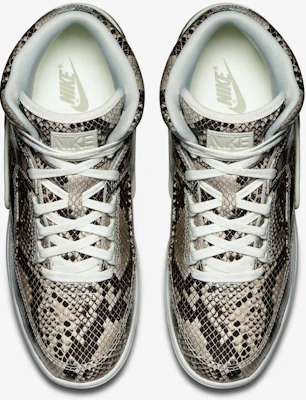 耐吉 Air Python 蛇皮皮革 中幫 复古籃球鞋 男款 棕色 Lookbook 耐吉 Air Python 蛇皮皮革 中幫 复古籃球鞋 男款 棕色