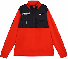 Nike Air Retro Half-Zip Colorblock Track Jacket Red Men’s CU4169-657