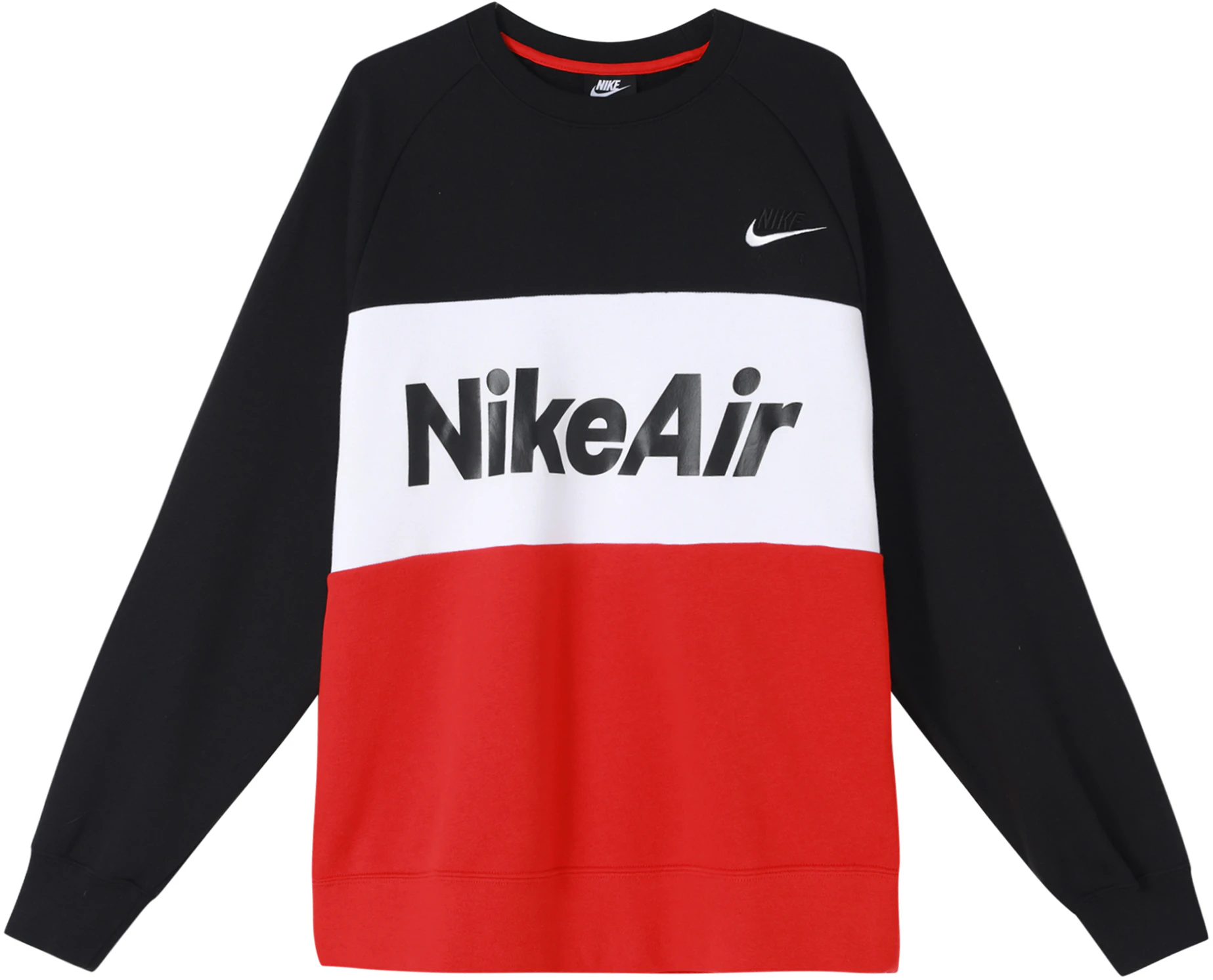 nike-air-retro-logo-fleece-sweatshirt-black-pullover-cj-4828-011