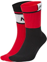 Nike Air Snkr Sox Mid Crew Socks Unisex 2 Pairs - Cushioned & Comfortable. SK0202-945