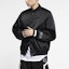 Lookbook Nike Air Solid Logo Woven Baseball Jacket Hitam Jaket Luar. AR1838-010