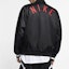 Shop Nike Air Solid Logo Woven Baseball Jacket Hitam Jaket Luar. AR1838-010