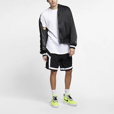 Nike Air Solid Logo Woven Baseball Jacket Hitam Jaket Luar. AR1838-010 Purchase Nike Air Solid Logo Woven Baseball Jacket Hitam Jaket Luar. AR1838-010