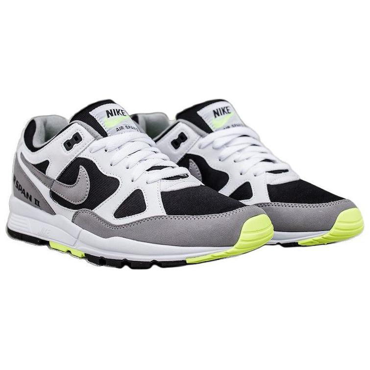 Lookbook Nike Air Span 2 'Putih Debu-Volt-Hitam' AH8047-101
