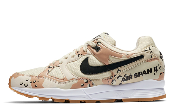 Nike AIR SPAN II PRM Beach/Black Yellow 'Beige' AO1546