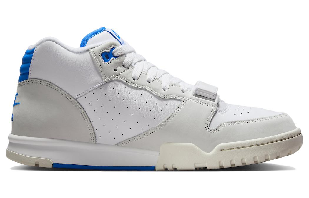 Lookbook Nike Air Trainer 1 防滑耐磨 中筒 訓練鞋 男款 米藍