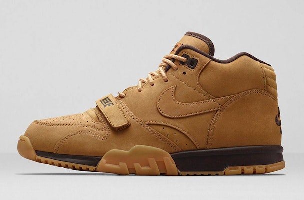 Nike Air Trainer 1 Mid Prm Qs 'Flax' Lelaki Kasut Sneakers 607081-201 Order Nike Air Trainer 1 Mid Prm Qs 'Flax' Lelaki Kasut Sneakers 607081-201