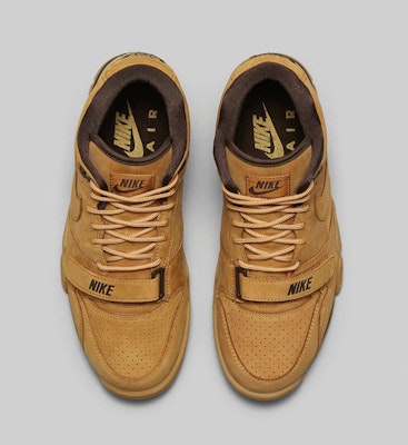 Nike Air Trainer 1 Mid Prm Qs 'Flax' Lelaki Kasut Sneakers 607081-201 Lookbook Nike Air Trainer 1 Mid Prm Qs 'Flax' Lelaki Kasut Sneakers 607081-201