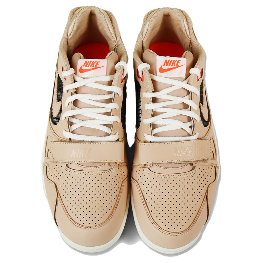 Lookbook 耐吉 Air Trainer 2 耐磨防滑 低帮 復古籃球鞋 男款 卡其色