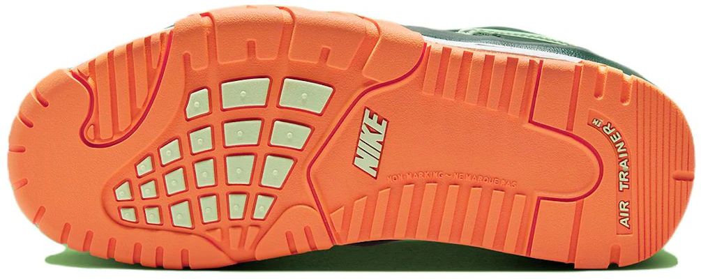 Nike Air Trainer 3 耐磨透氣 中筒 復古籃球鞋 男款 白綠 Details for Nike Air Trainer 3 耐磨透氣 中筒 復古籃球鞋 男款 白綠