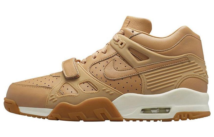 Nike Air Trainer 3 Low-Top Basketball Shoes Brown Comfort & Cushioning 709989-200