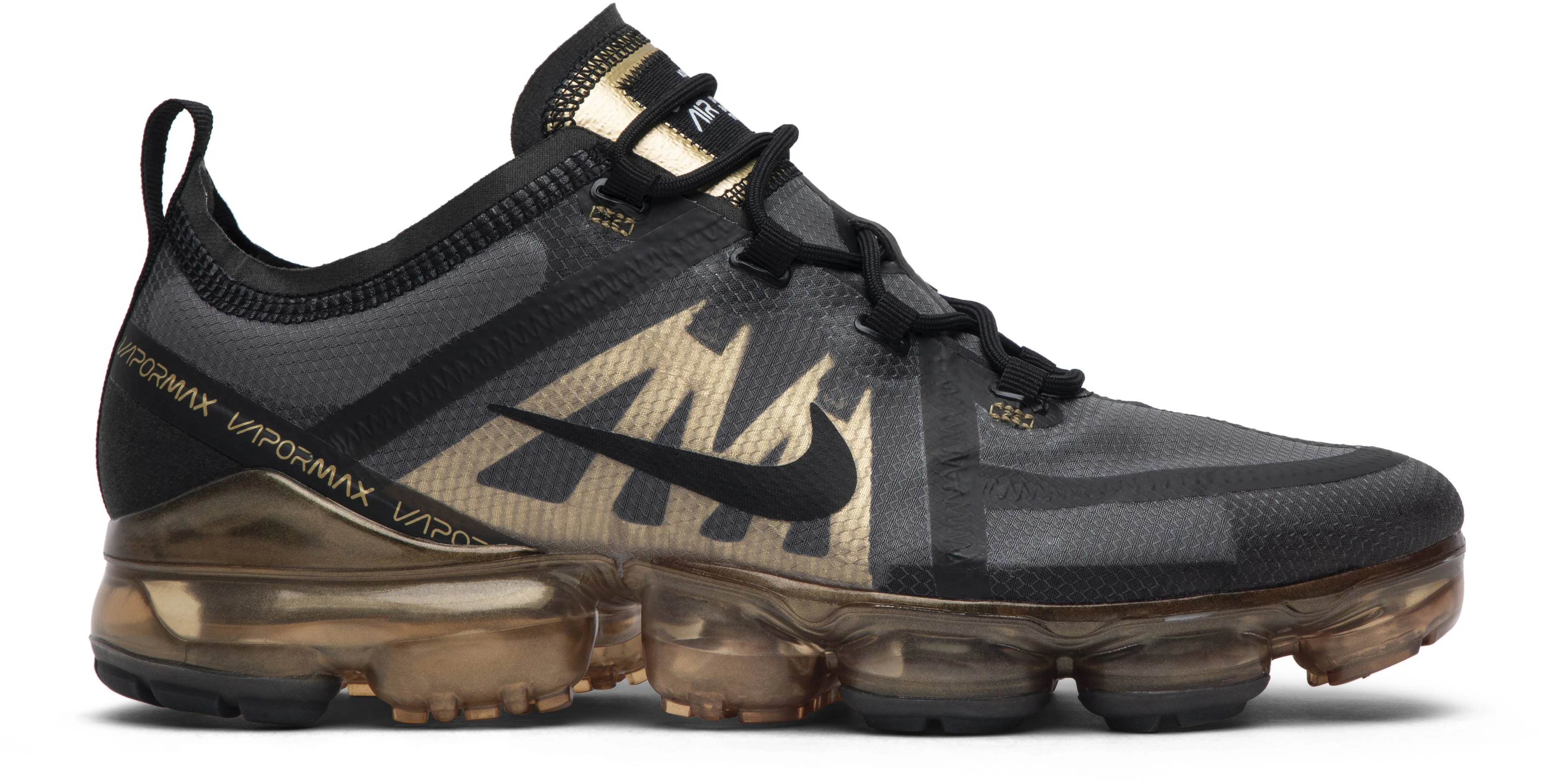 Nike Air VaporMax 2019 Black Gold AR6631 002 AR6631 002