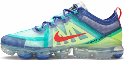 Lookbook Nike Air VaporMax 2019 氣墊低筒跑步鞋 藍綠