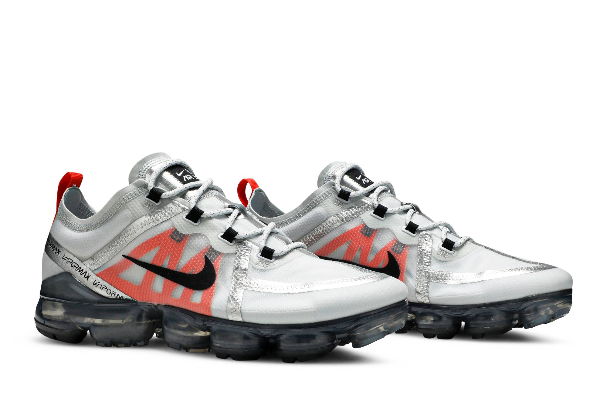 Cheap ナイキ エア ヴェイパーマックス 2019 プラチナ/オレンジ AR6631-003