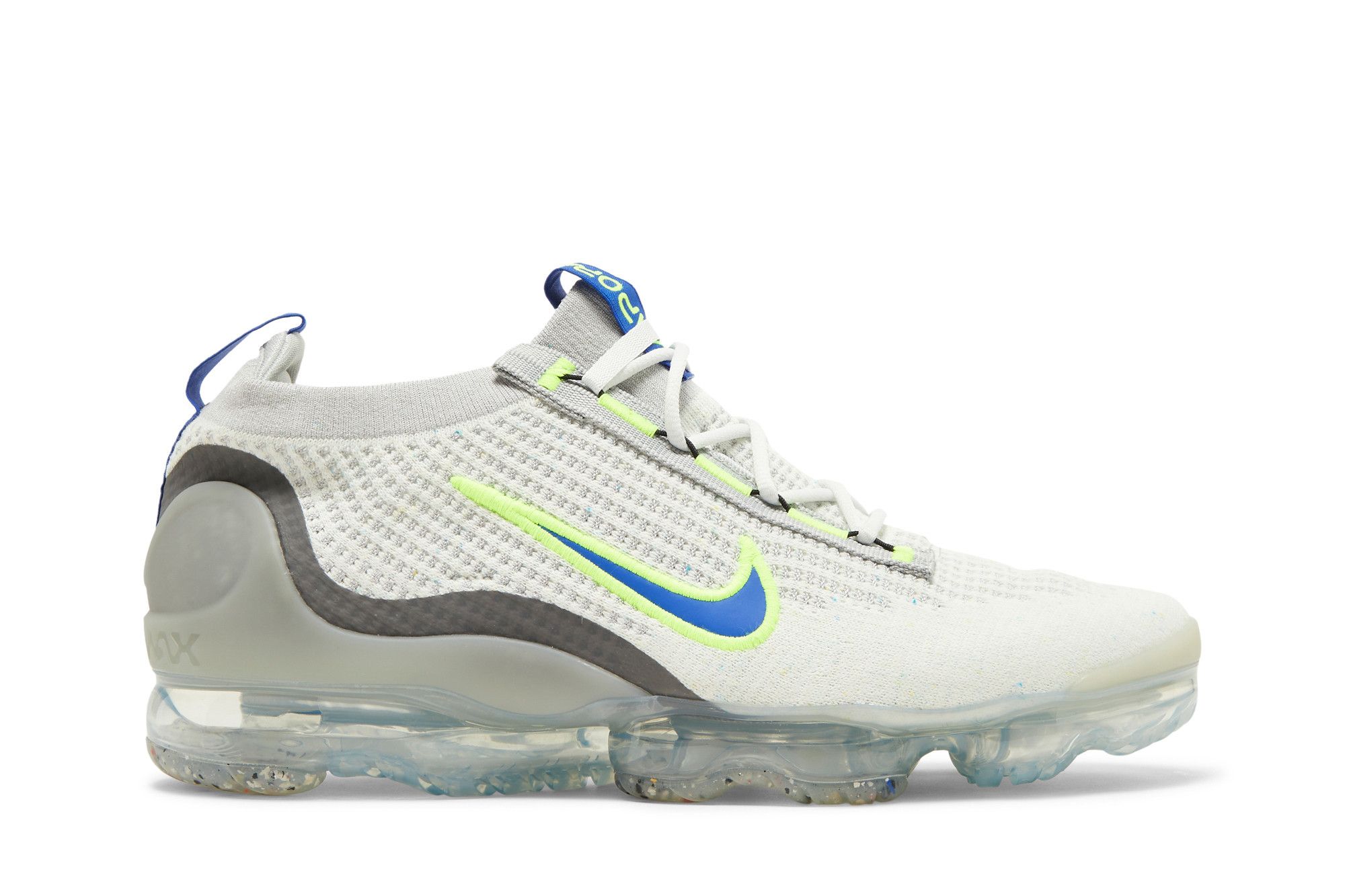 Nike Air Vapormax 2021 Flyknit 'White Volt Hyper Royal' DC9394-100