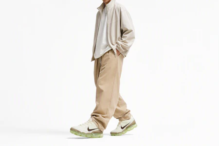 Order Nike VaporMax 2023 Flyknit 防滑耐磨 低帮 跑步鞋 男款 米棕色