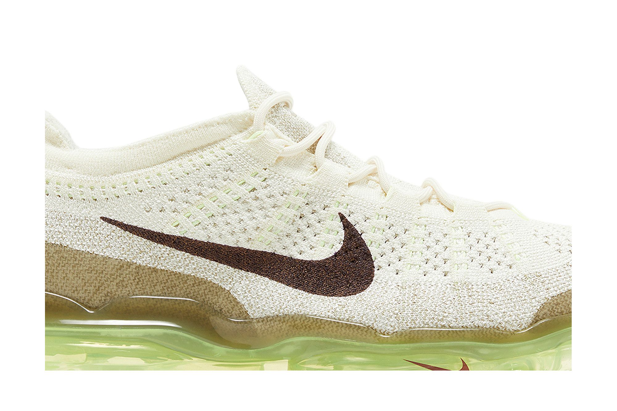 Lookbook Nike VaporMax 2023 Flyknit 防滑耐磨 低帮 跑步鞋 男款 米棕色