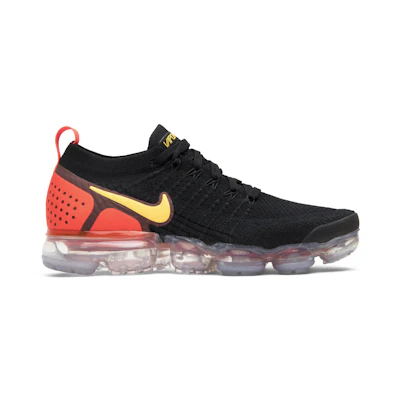 Nike Air VaporMax 2 Black Laser Orange Total Crimson