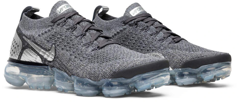 Nike Air VaporMax 2 Kelabu Gelap Chrome 942842-014 Cheap Nike Air VaporMax 2 Kelabu Gelap Chrome 942842-014