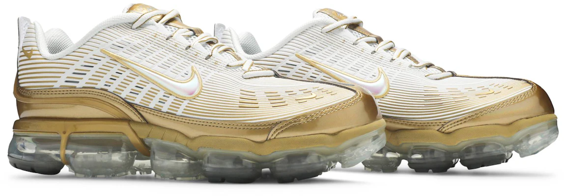 Gold and 2025 white vapormax