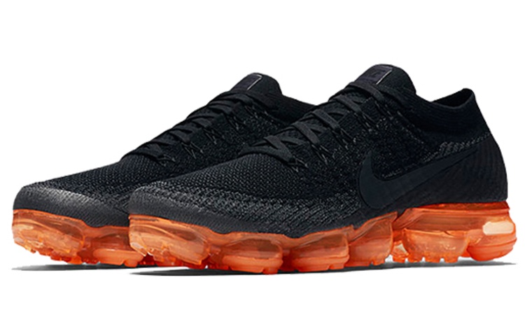 Lookbook 耐克Air VaporMax 黑色橙色 AH8449-001