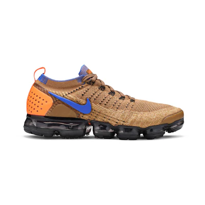 Nike Air VaporMax Flyknit 2 Golden Beige Racer Blue