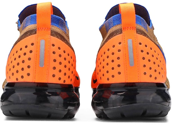 耐吉 Air VaporMax Flyknit 2 金褐色 飛速藍 942842-203 Details for 耐吉 Air VaporMax Flyknit 2 金褐色 飛速藍 942842-203